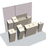 Notre Dame des Champs - Création de présentoir mural - Étude