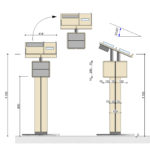 Notre Dame des Champs - Création d'un présentoir unitaire - Étude